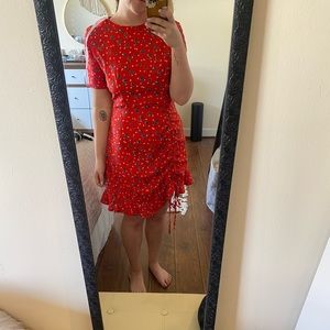 NEVER WORN **** red Misguided mini dress